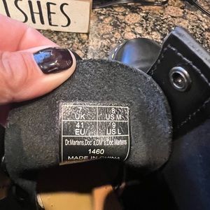 Worn once.  Docs size 7 woman.